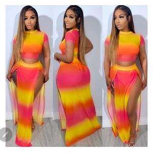 2 piece resort/cruise set